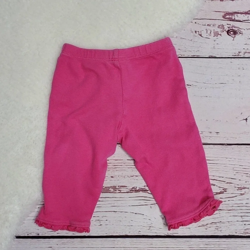 Carter's Floral Print Pants Bundle 3 Pairs 3-6 Mo